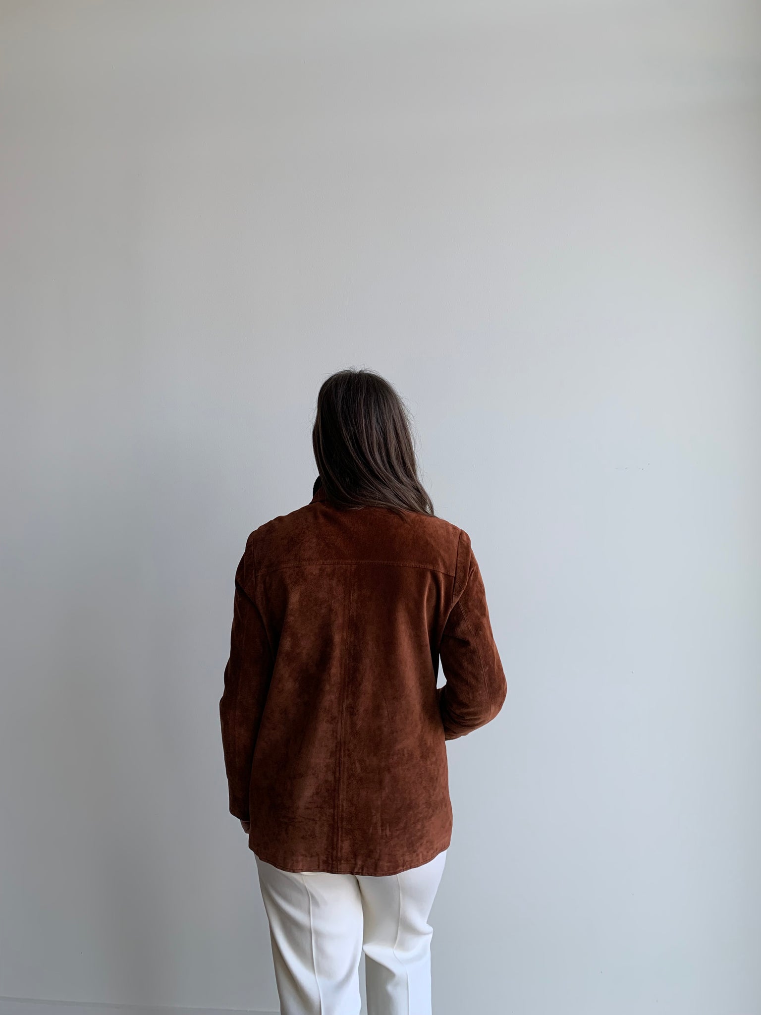 rust suede chore jacket