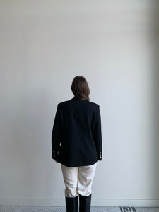 black wool blazer