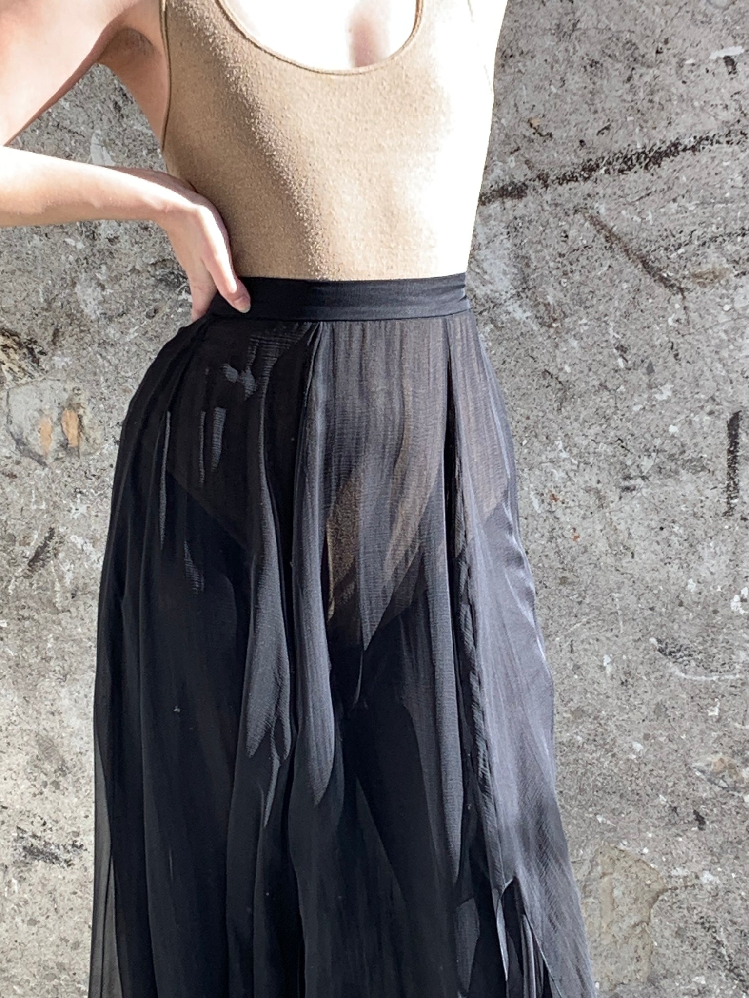 Jil Sander silk skirt