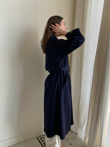 Vintage navy trench