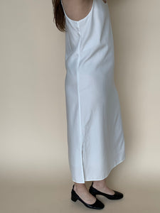 Eileen Fisher white slip dress