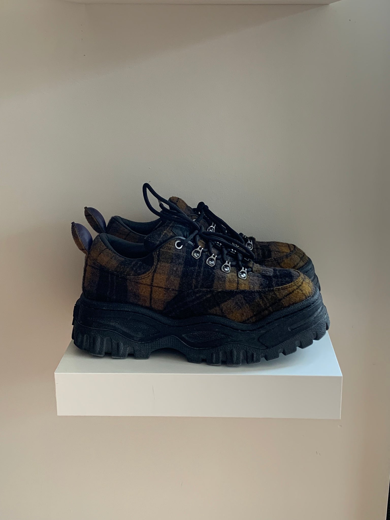 Eytys flannel chunky sneakers