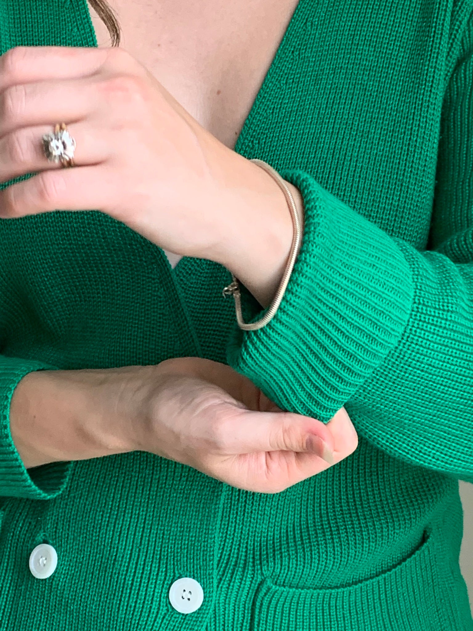 Sterling snake chain bracelet