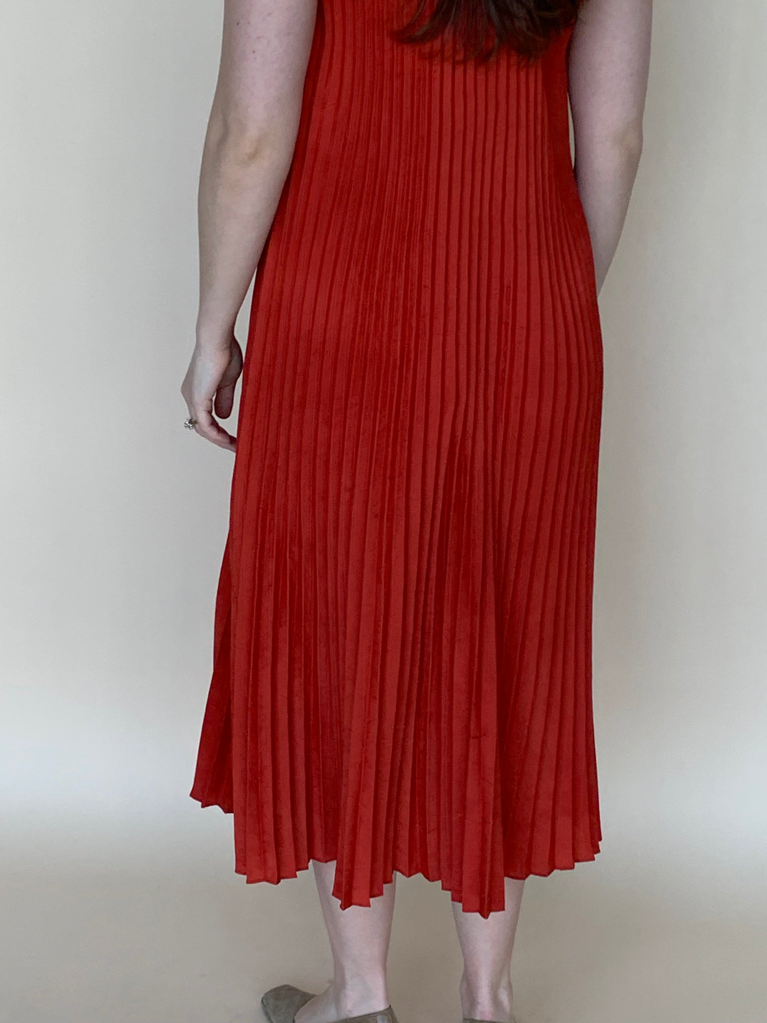 Vince pleated slip dress