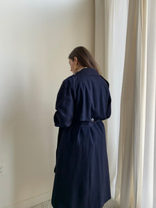 Vintage navy trench