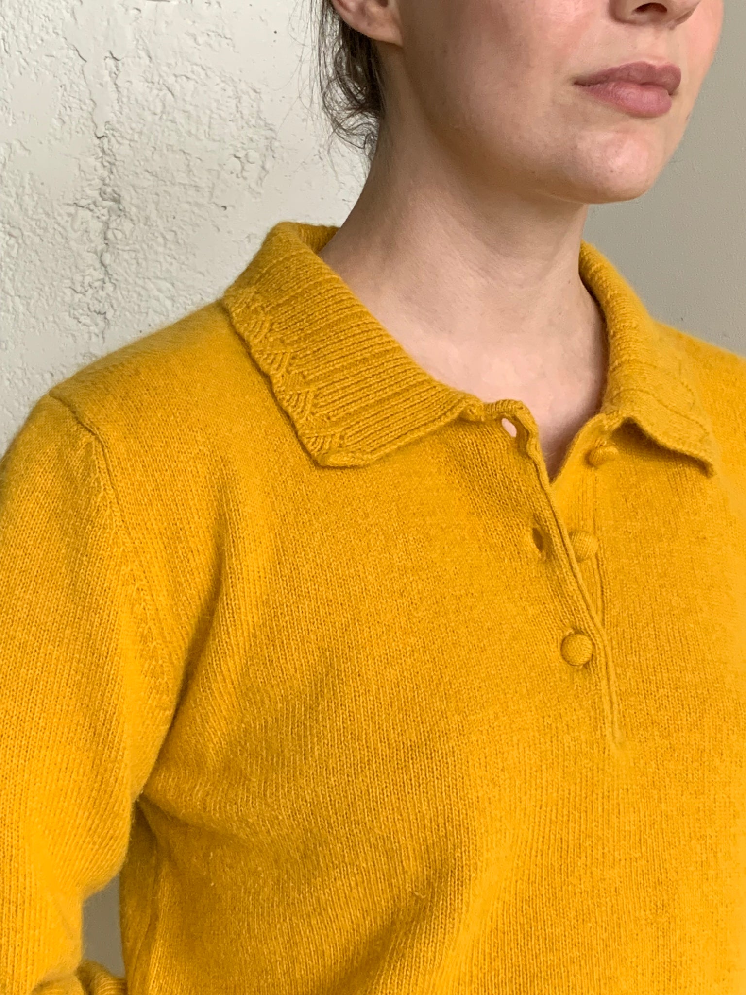 1980s yellow sweater