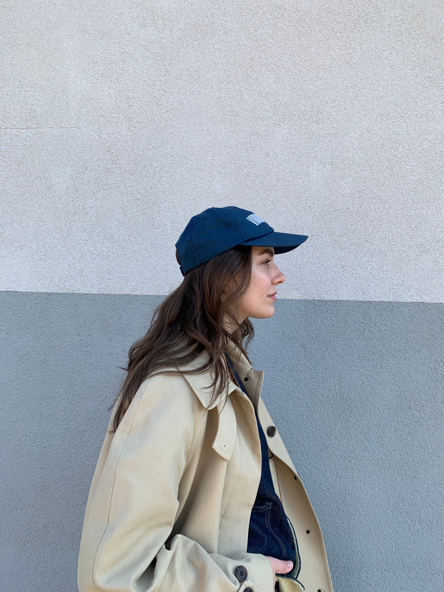 blue vintage baseball hat