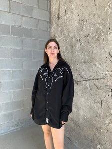 silk western shirt