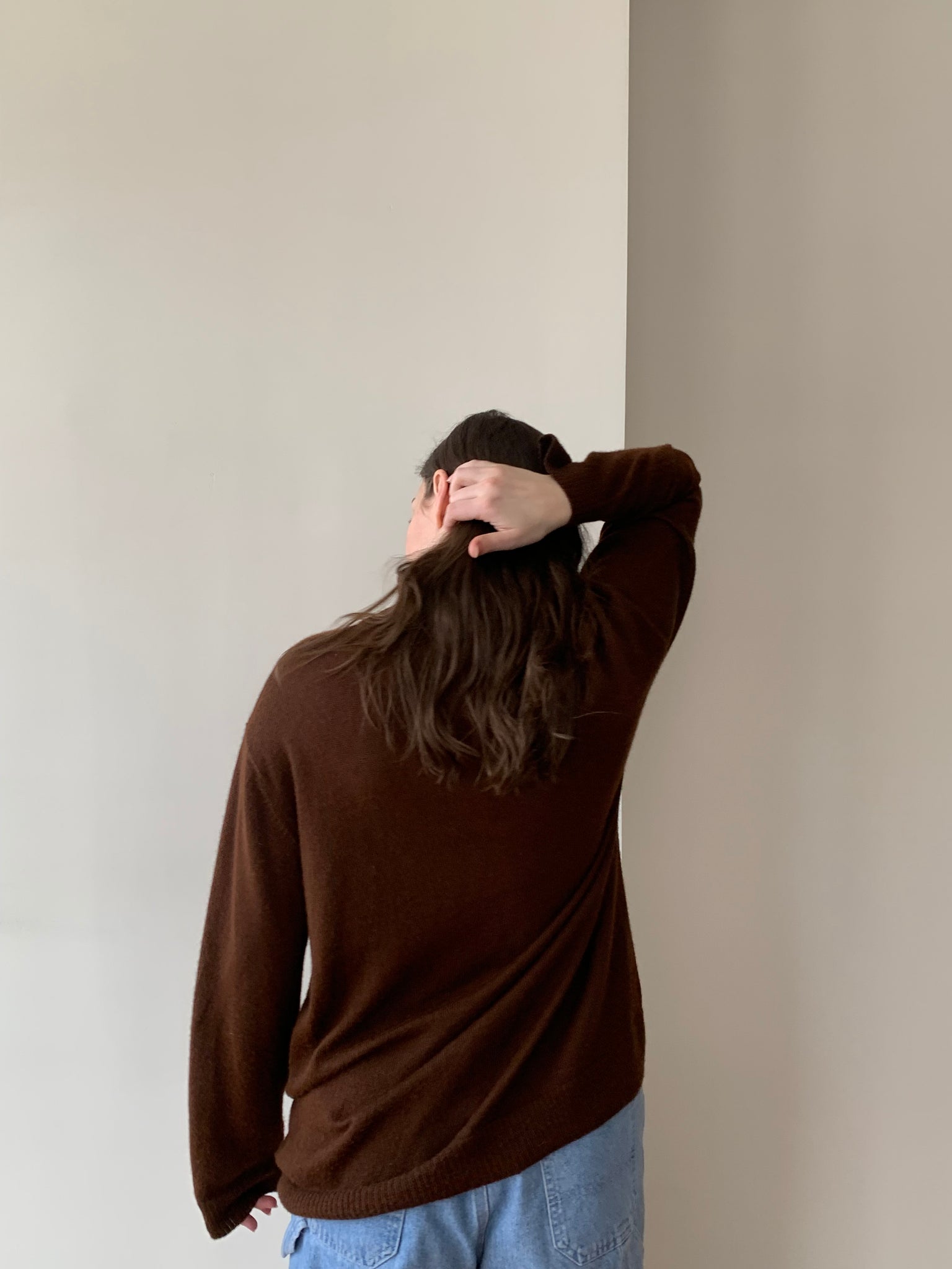 wol hide brown sweater