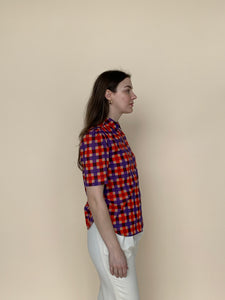 Colorful check top