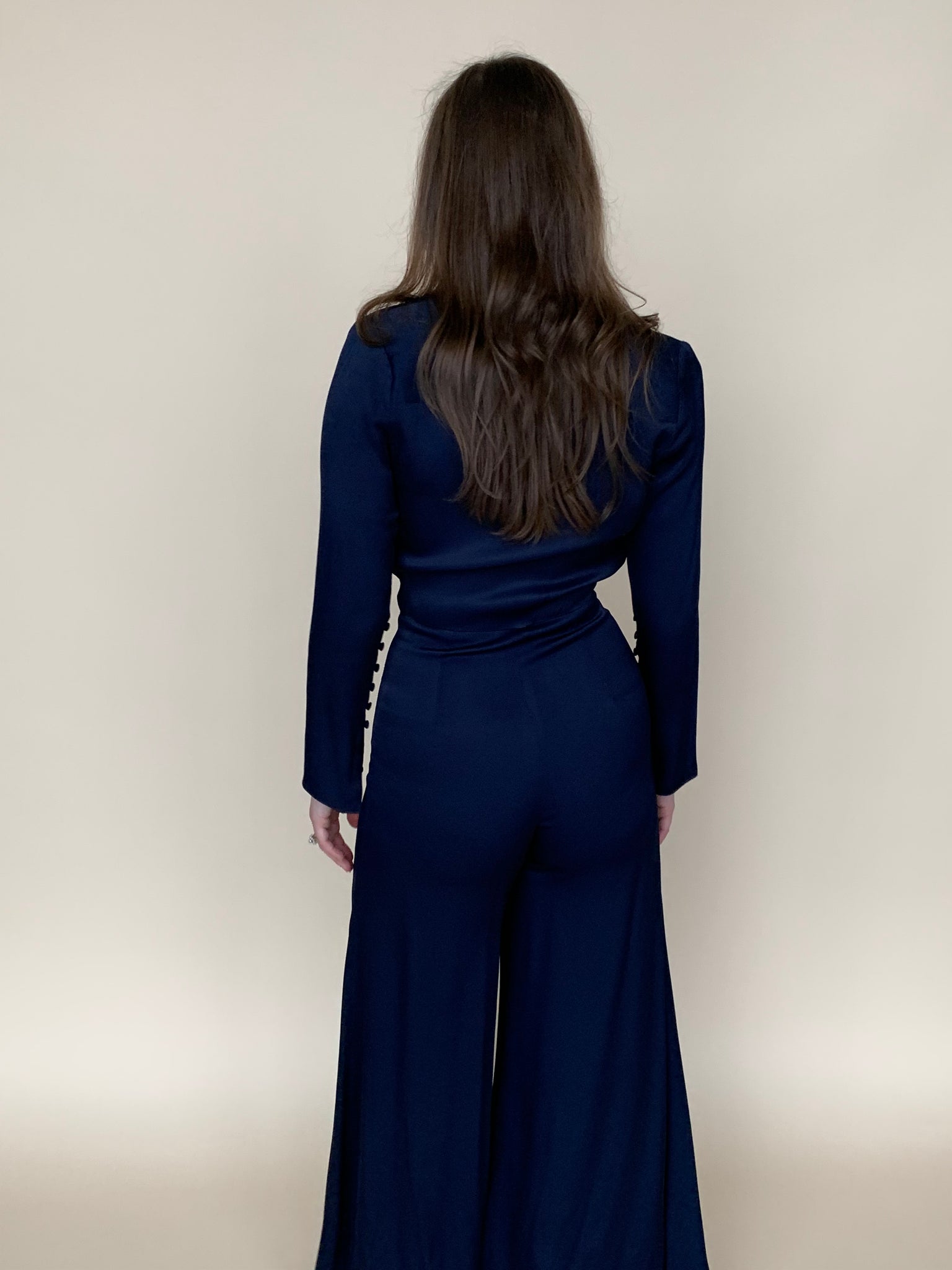 Les Heroines satin jumpsuit