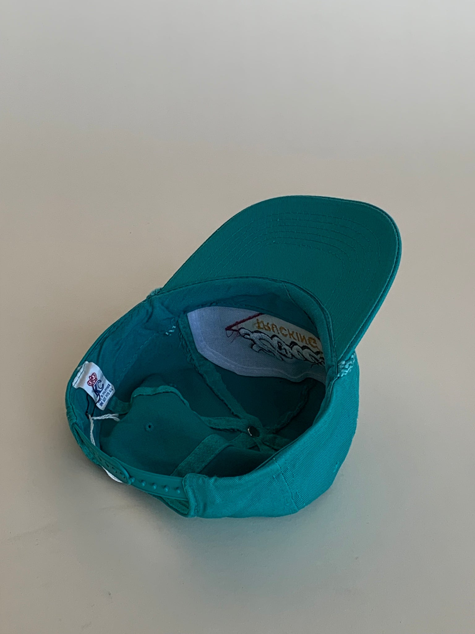 Teal vintage trucker cap