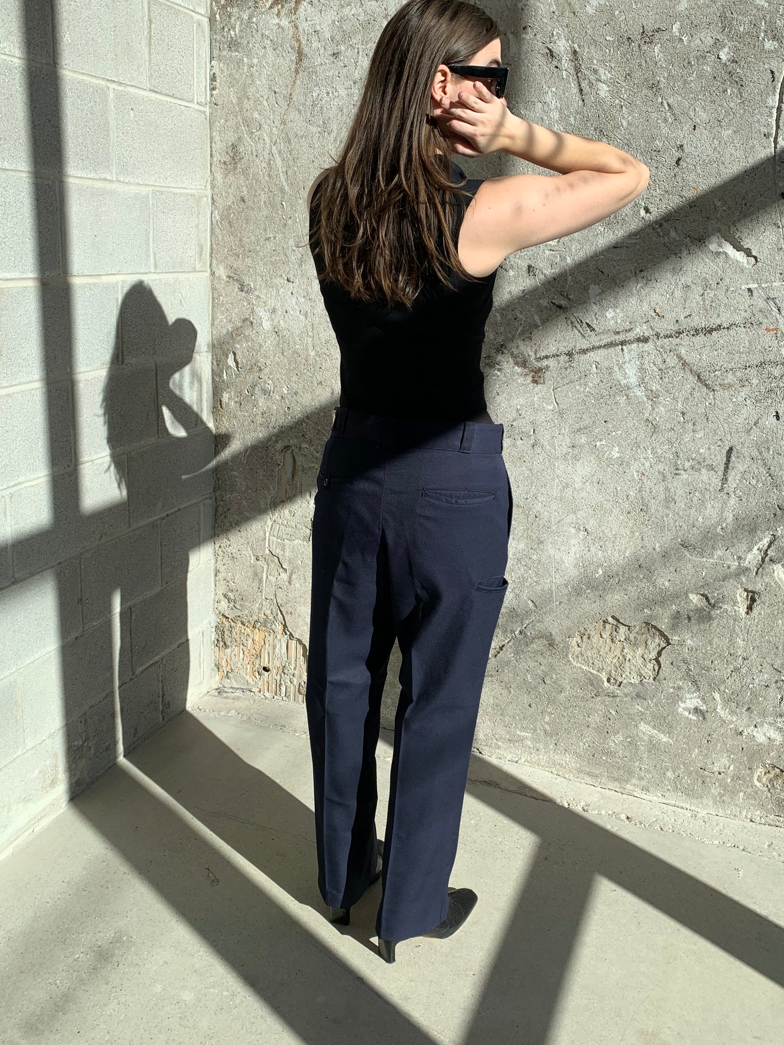 minimal vintage utilitarian pants