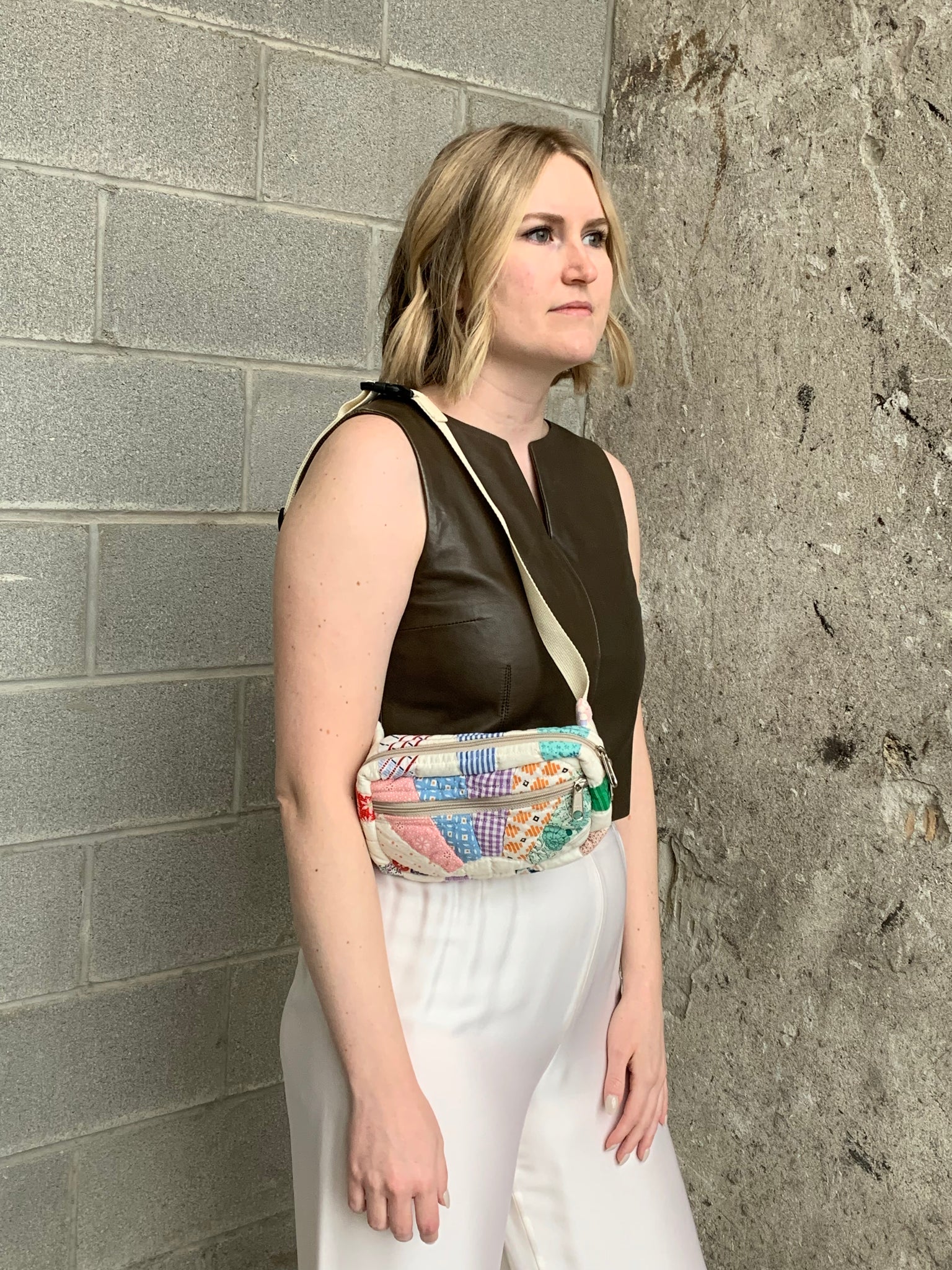 quilted fanny pack