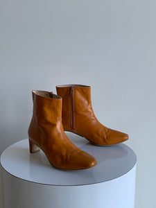 Intentionally Blank orange boots