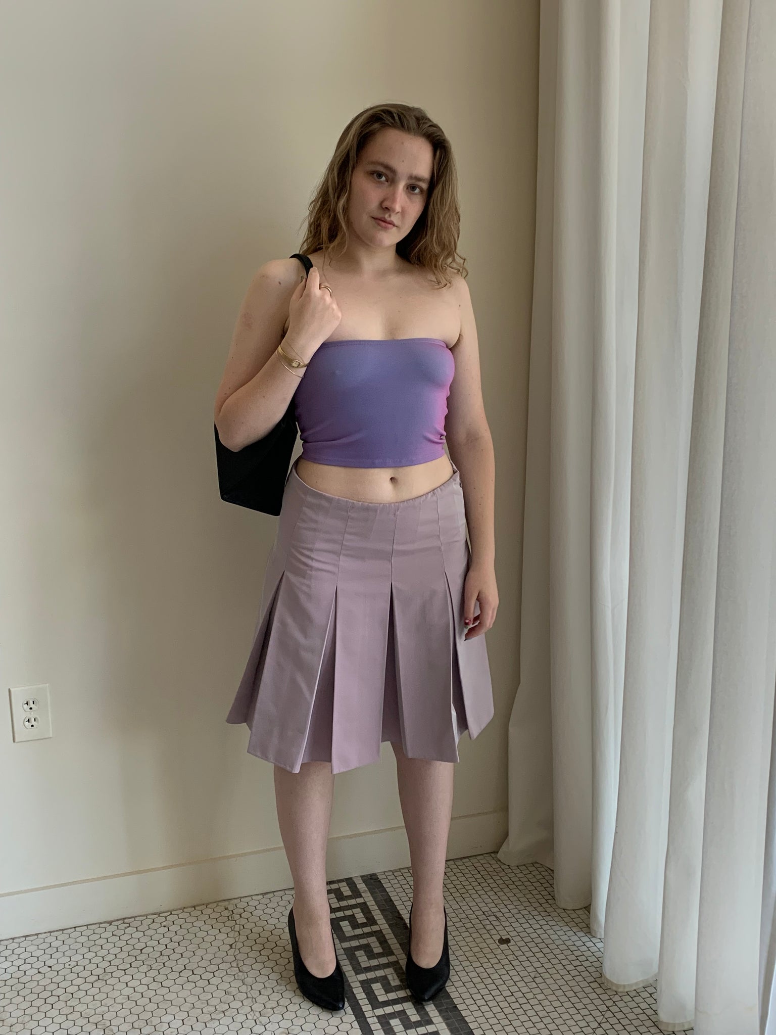 Iridescent tube top