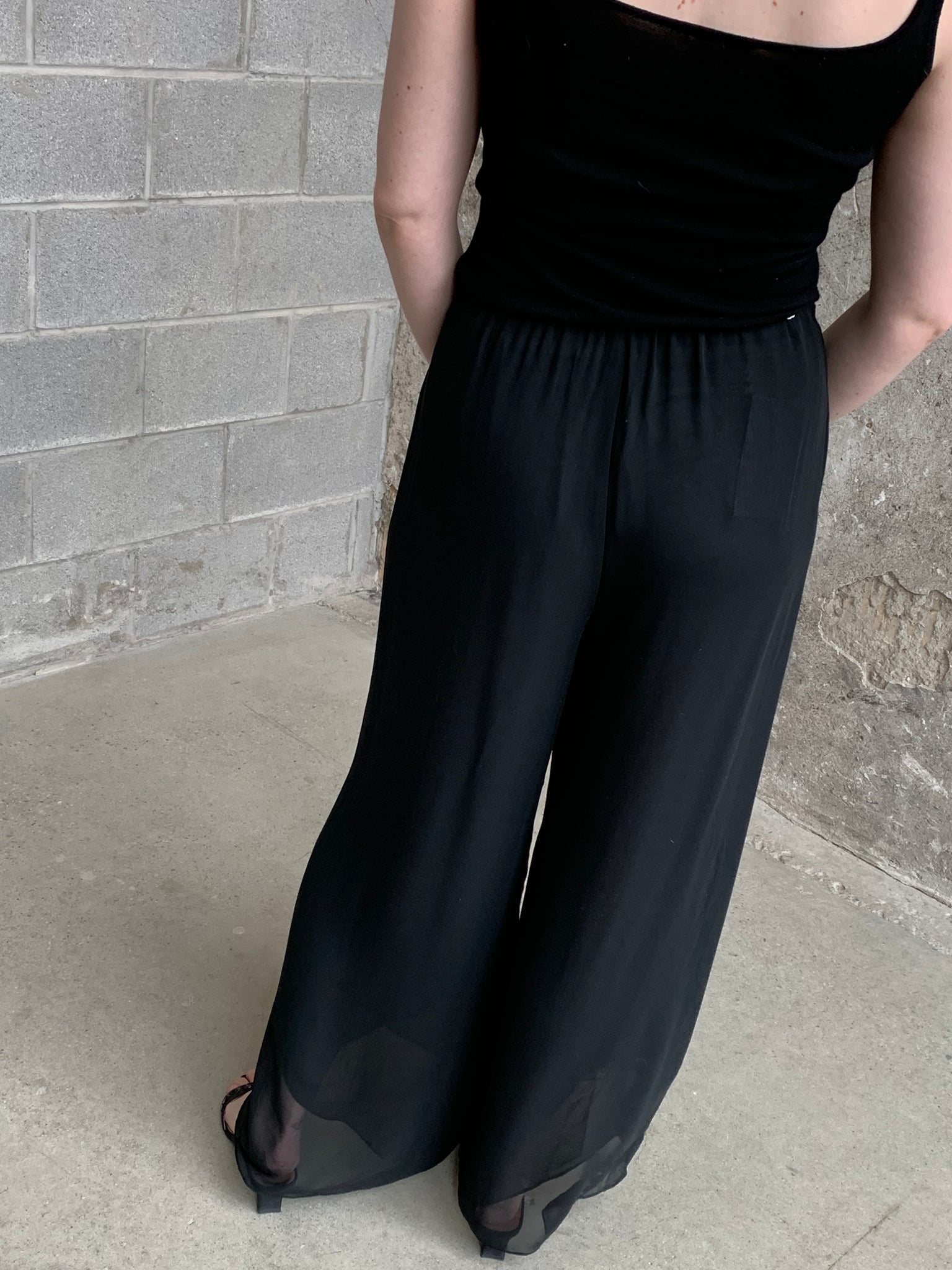 flowy layered pants