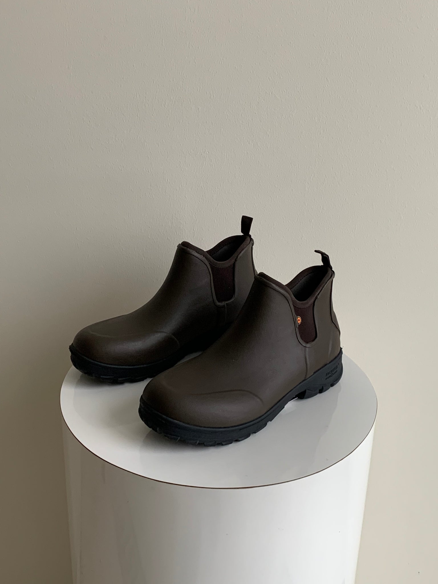 Bogs brown slip boot