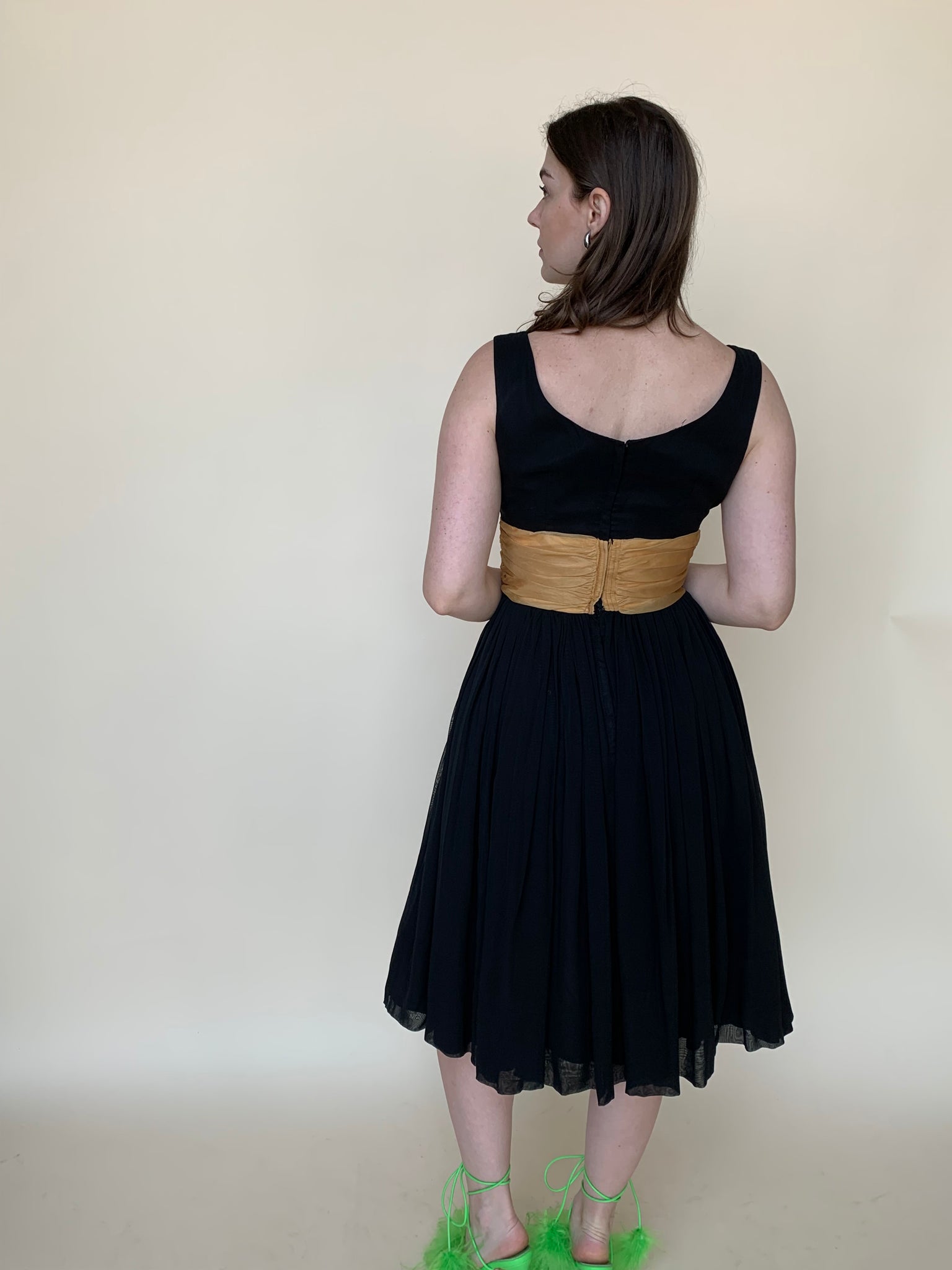 Vintage chiffon cocktail dress