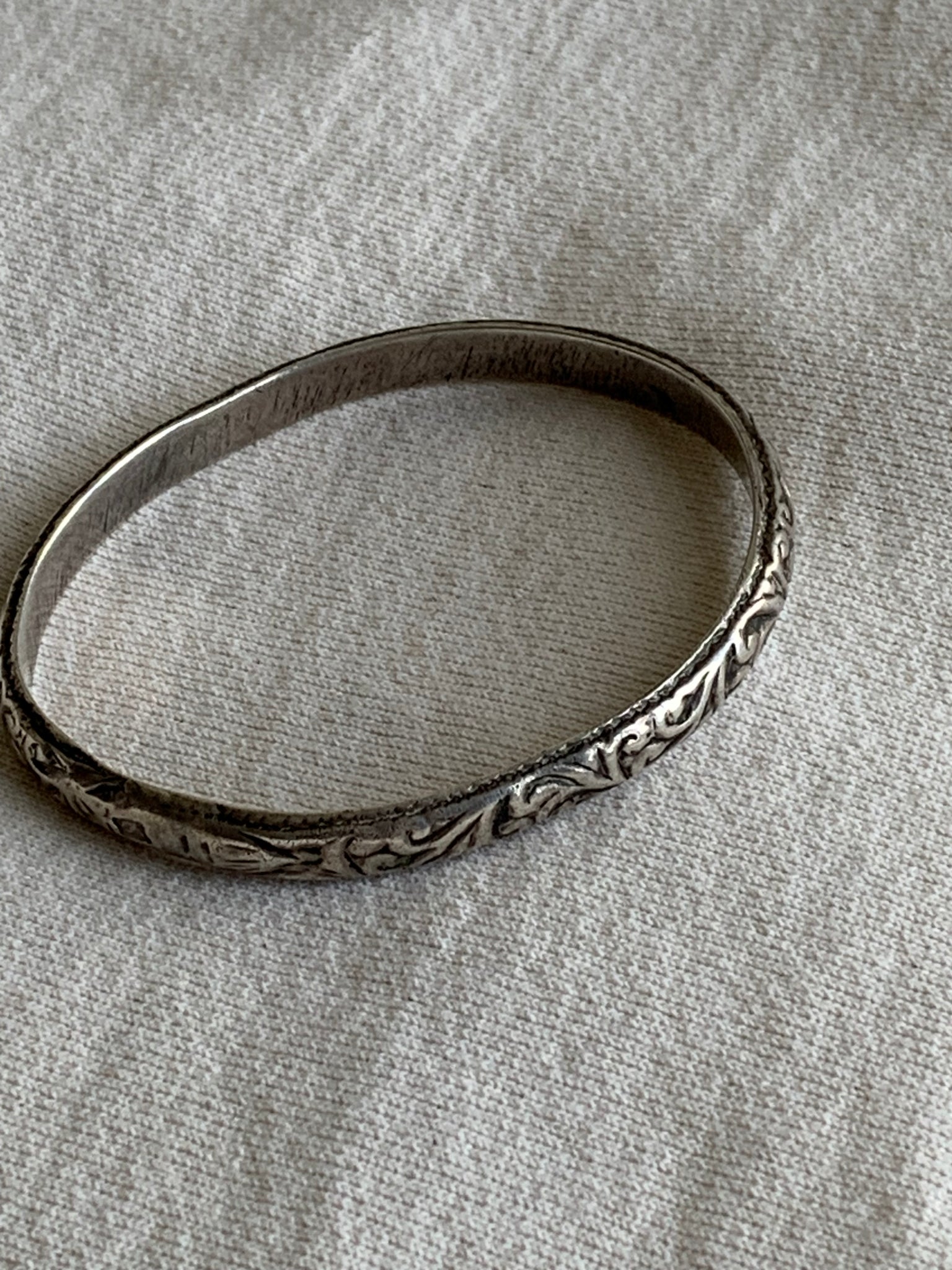 Victorian silver bracelet