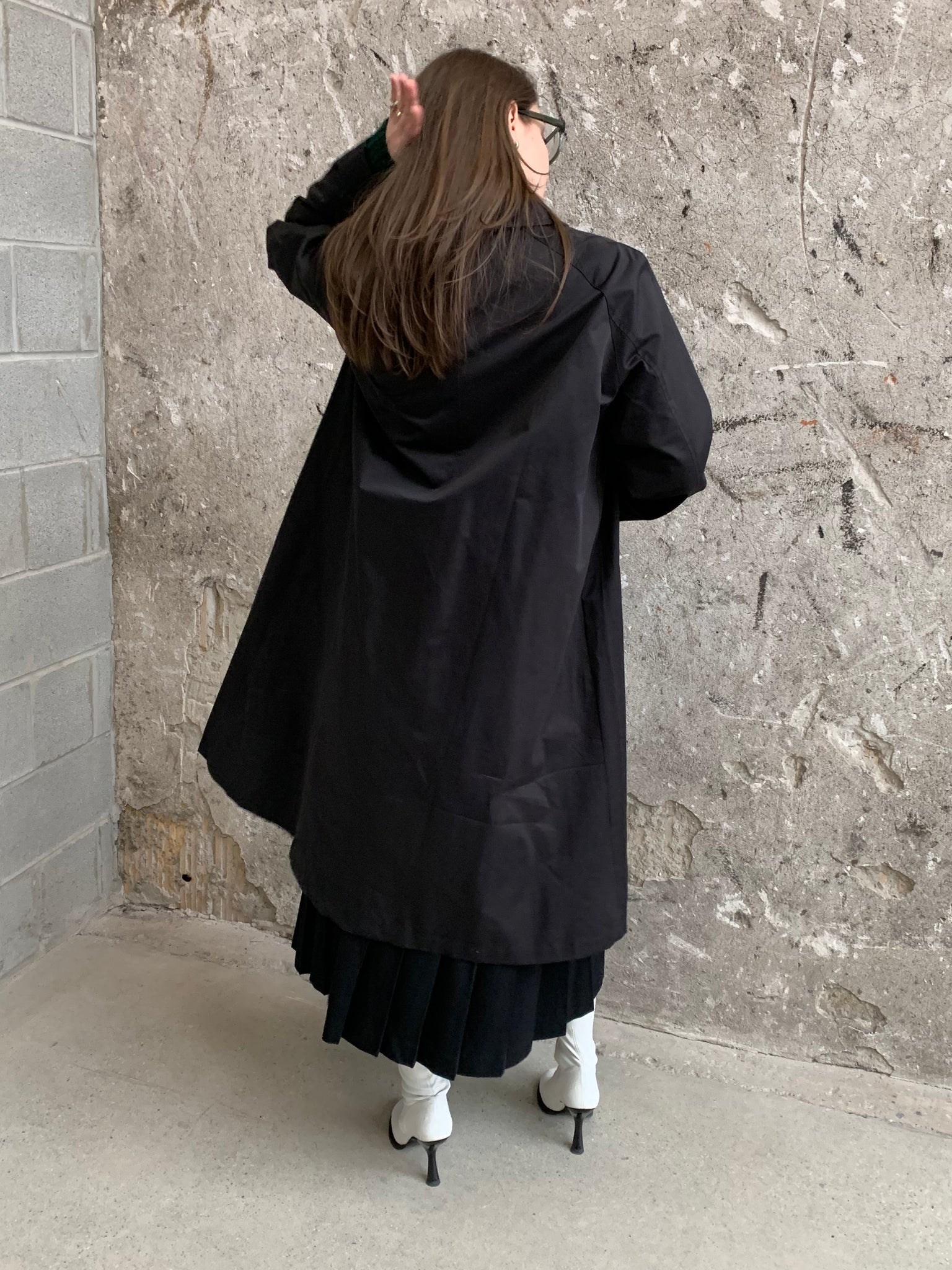 Intentionally Blank rain coat