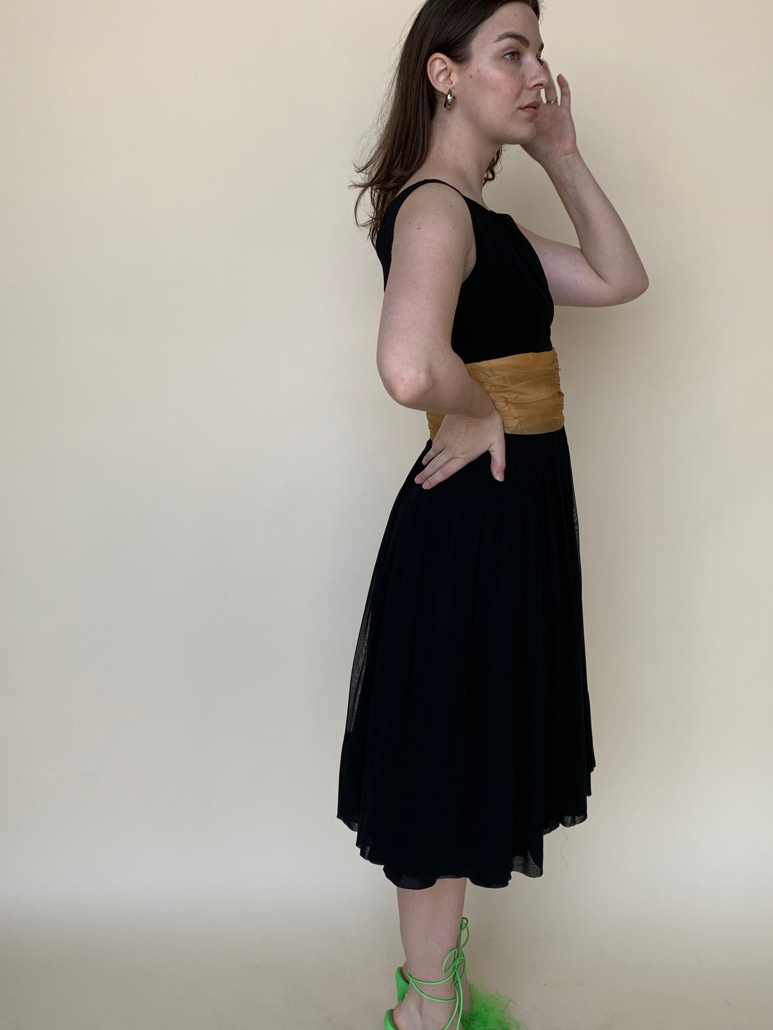 Vintage chiffon cocktail dress