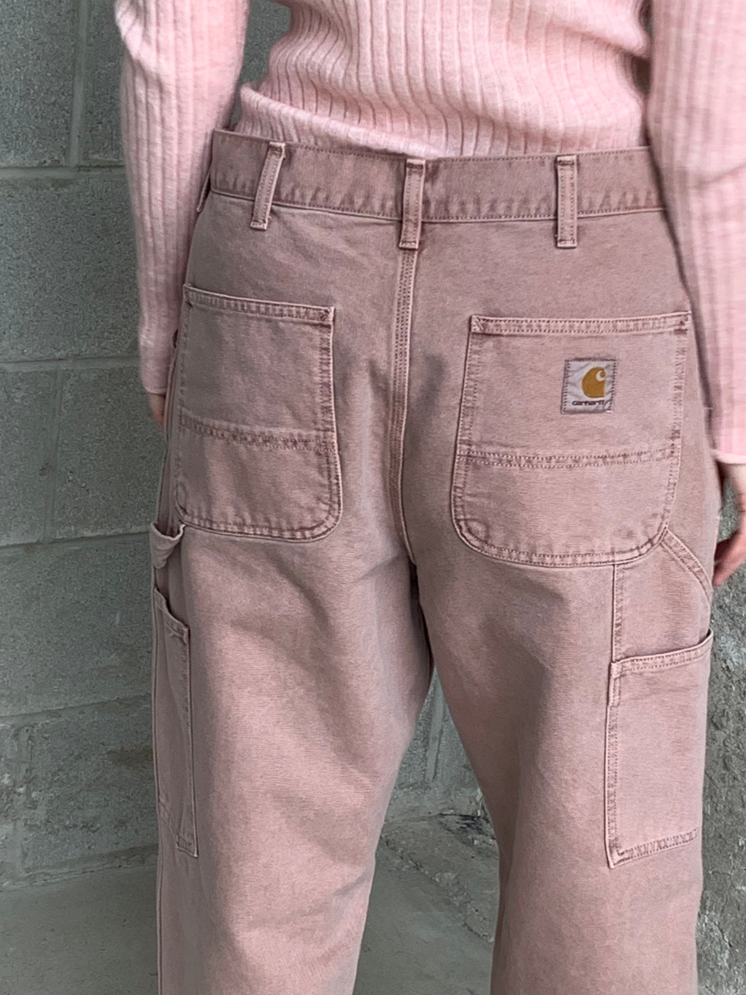 pink Carhartt WIP Double Knee pants