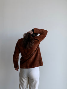 rust suede chore jacket