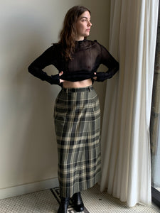 Ralph Lauren tartan wrap skirt