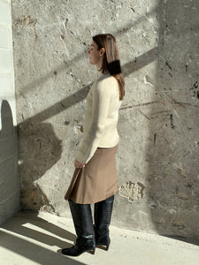 cream roll neck sweater