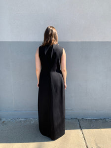 The Row black gown