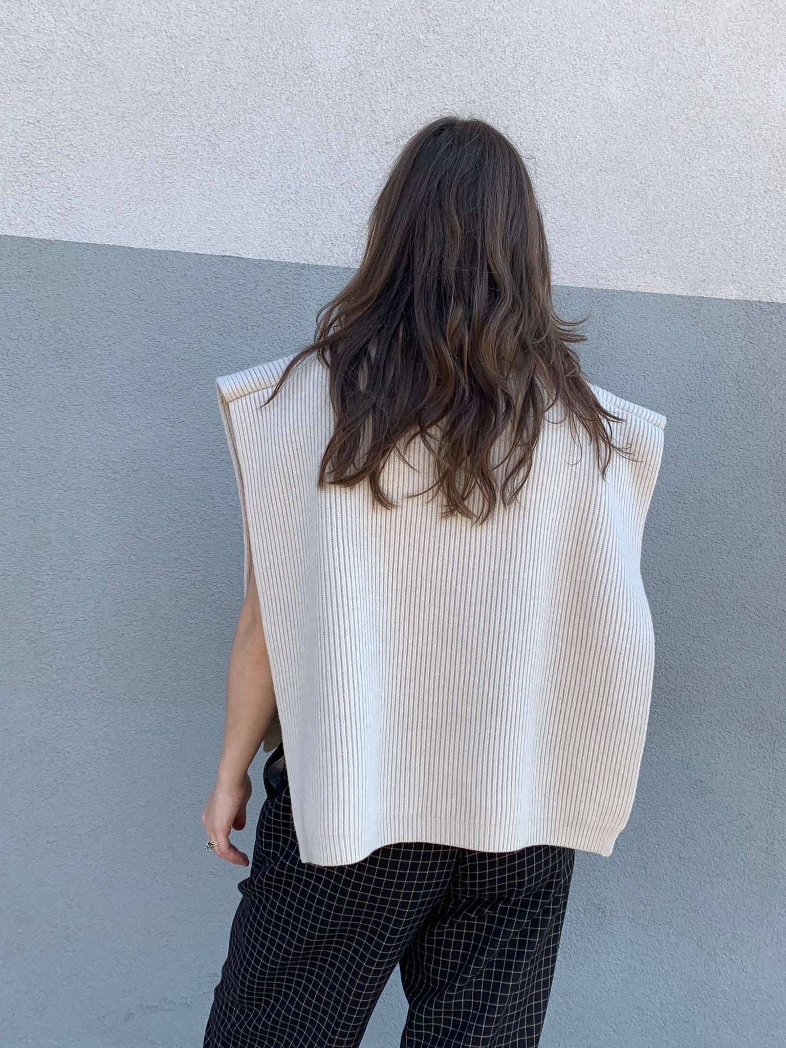 Totême cream wool bib