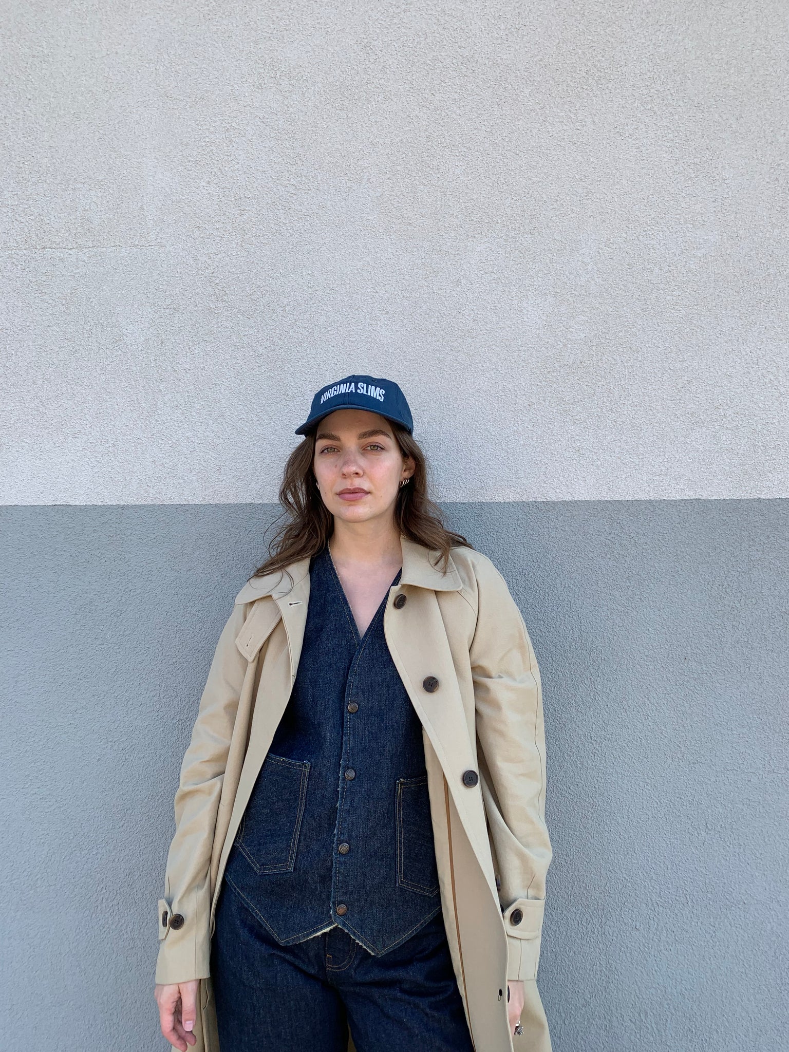 blue vintage baseball hat