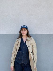 blue vintage baseball hat