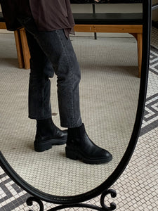 ASH black chelsea boots