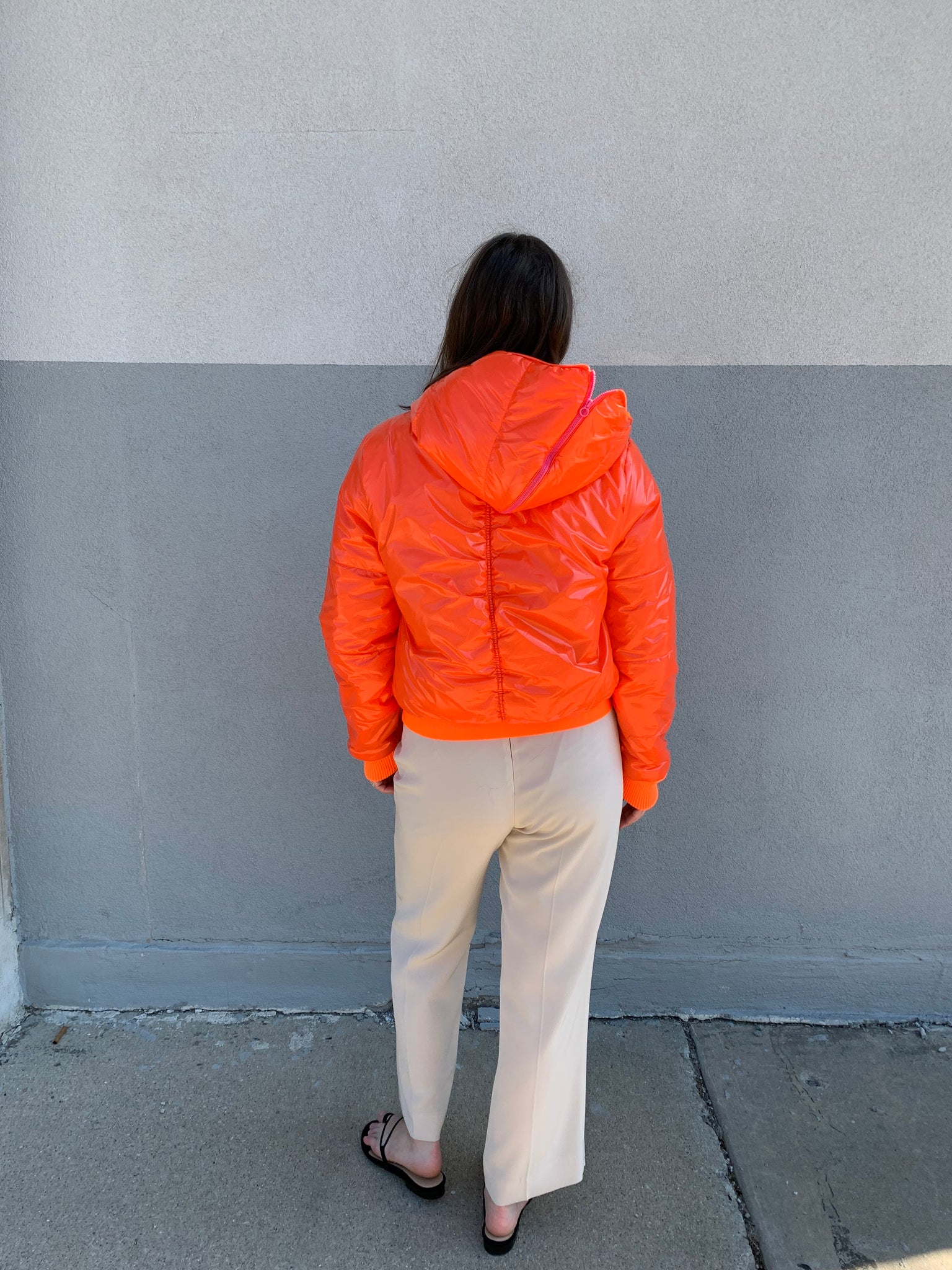 Stellasport orange puff coat