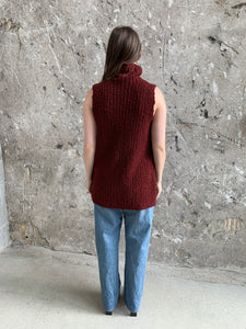 maroon tunic sweater