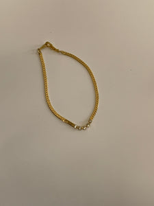 gold snake chain bracelet