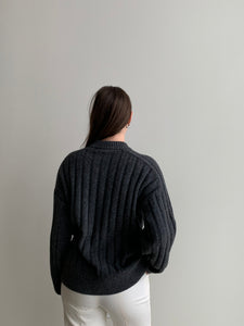 soft ribbed sweater