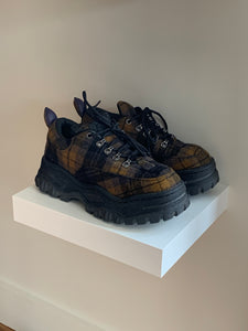 Eytys flannel chunky sneakers