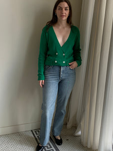 Vintage Jones green cardigan