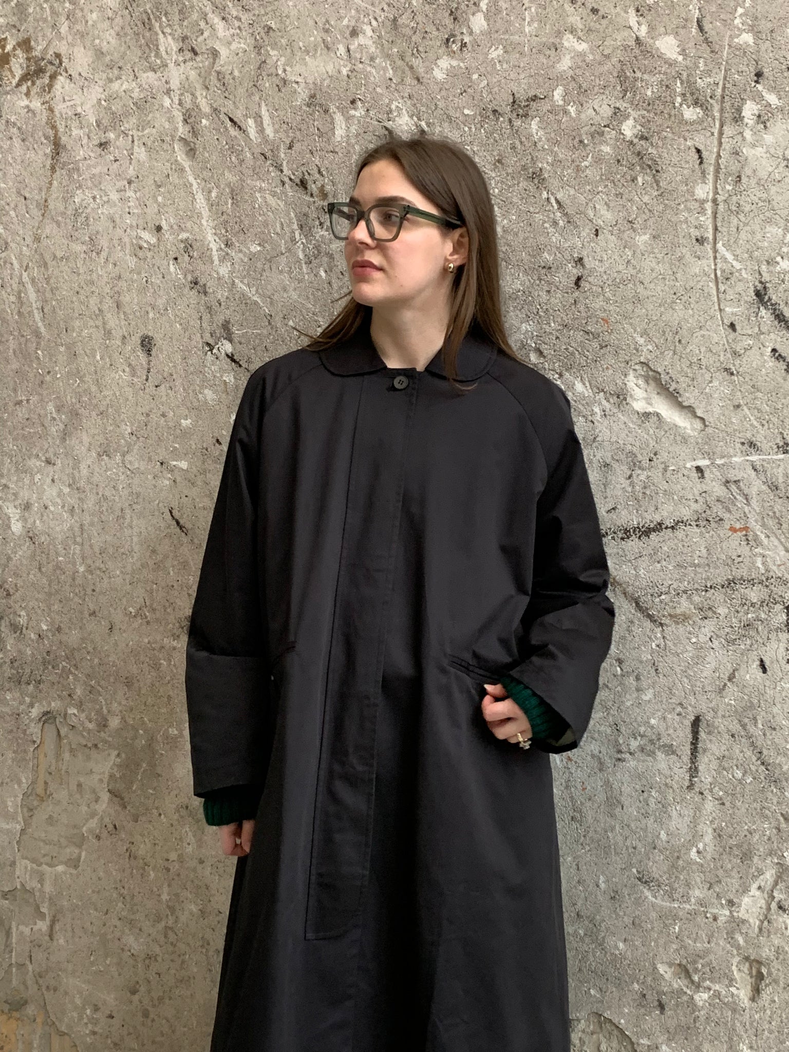 Intentionally Blank rain coat