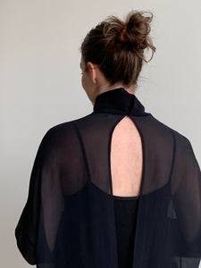 sheer Ann Demeulemeester tunic top