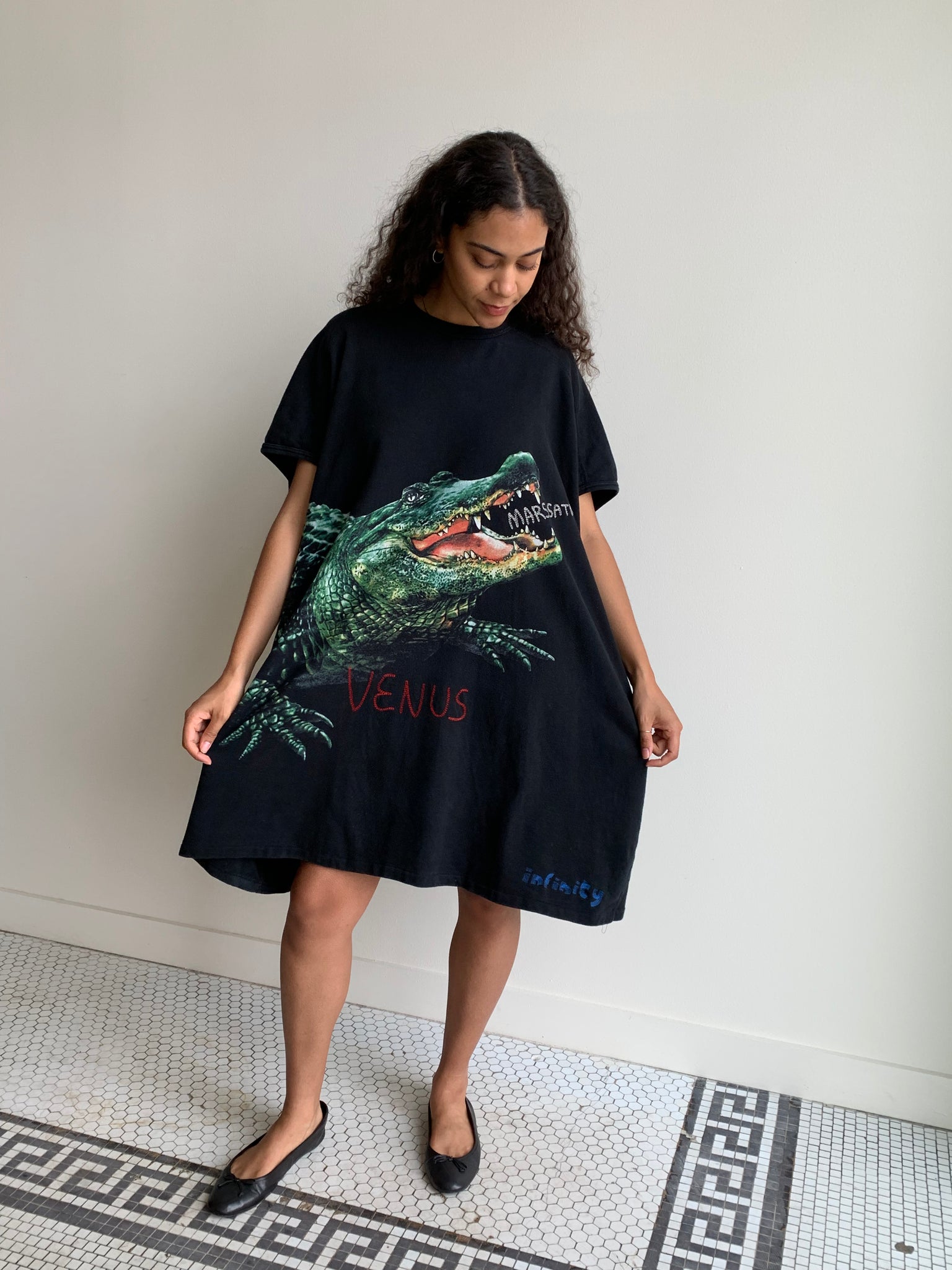 celestial gator Bernhard Willhelm dress