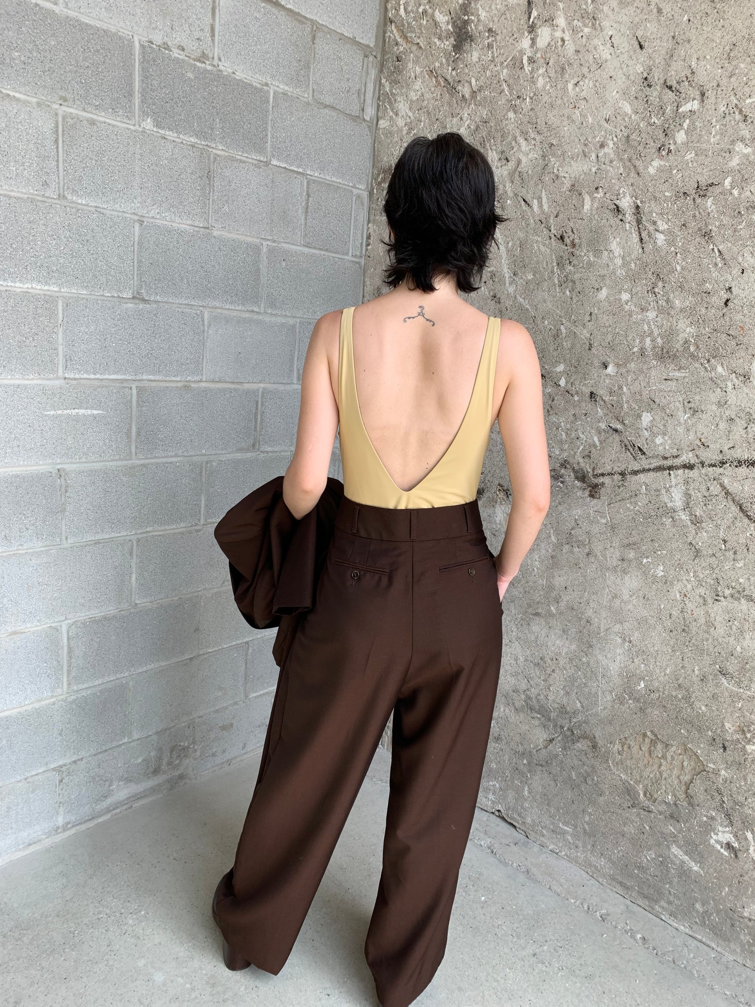 brown Acne Studios pants