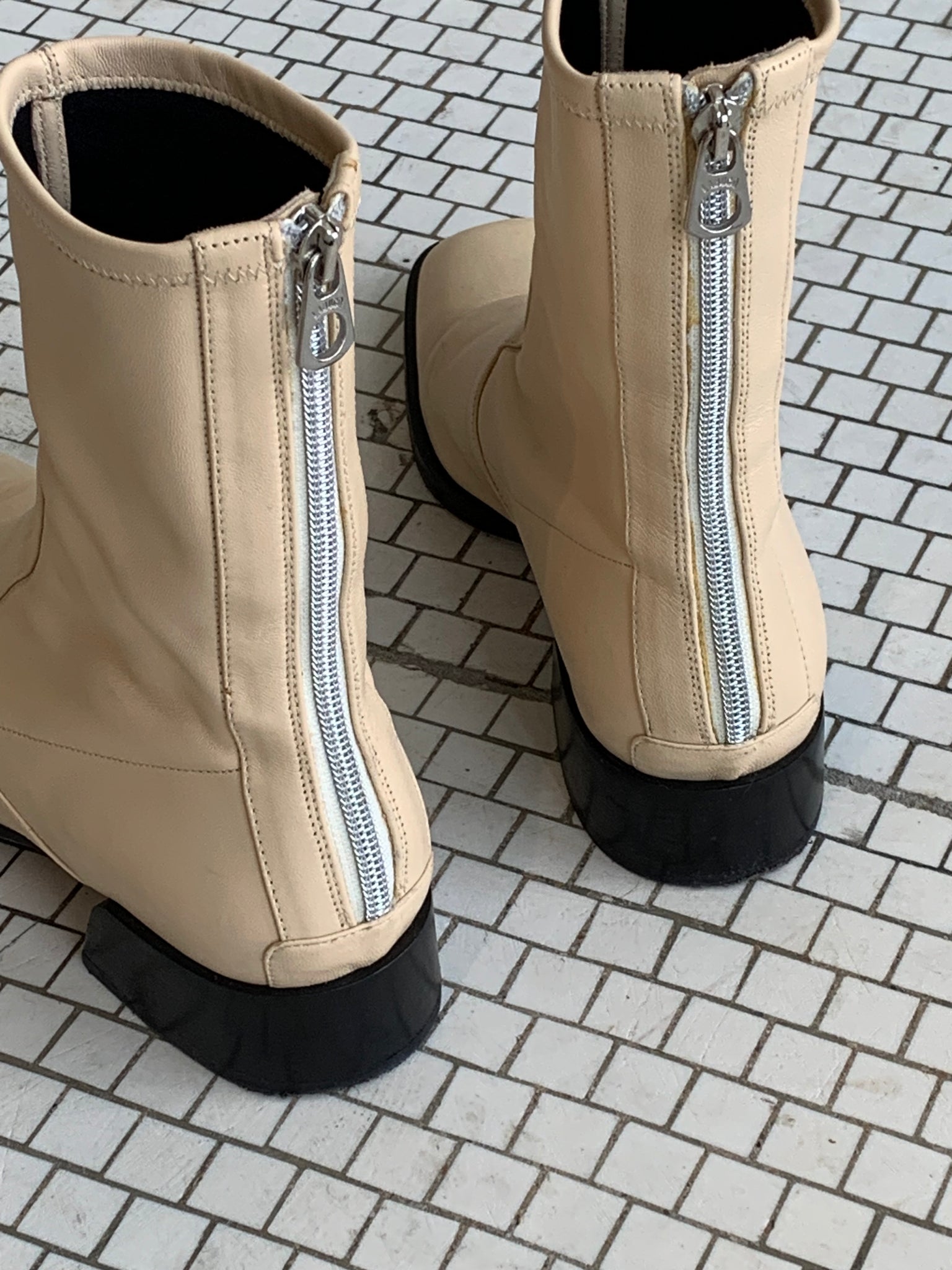 cream Labucq boots